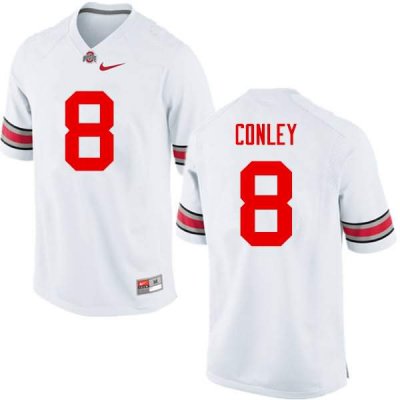 Men's Ohio State Buckeyes #8 Gareon Conley White Nike NCAA College Football Jersey April ZDN8544CR